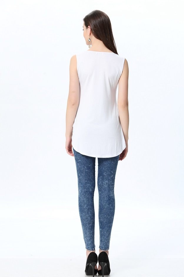 The Heart Diamond Sleeveless Top TT106 (OUT OF STOCK)