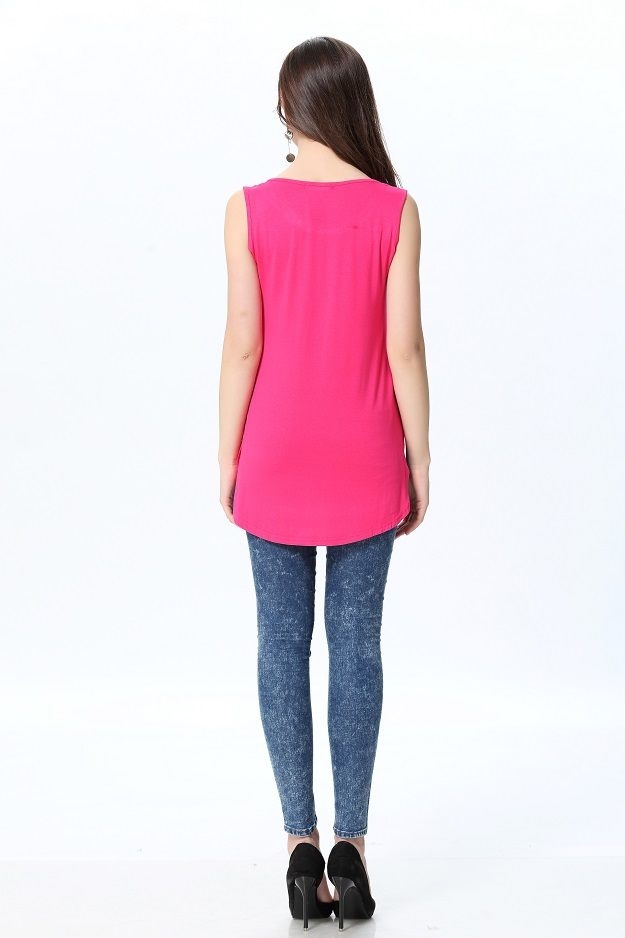 The Heart Diamond Sleeveless Top TT106 (OUT OF STOCK)