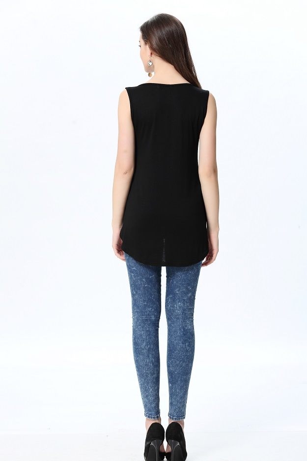 The Heart Diamond Sleeveless Top TT106 (OUT OF STOCK)