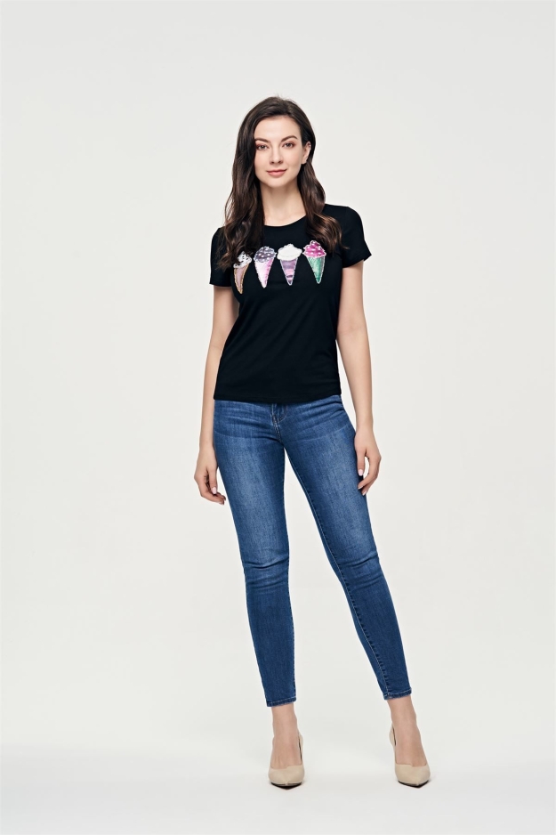 Around Neck T-Shirt TS-9900 Wholesale